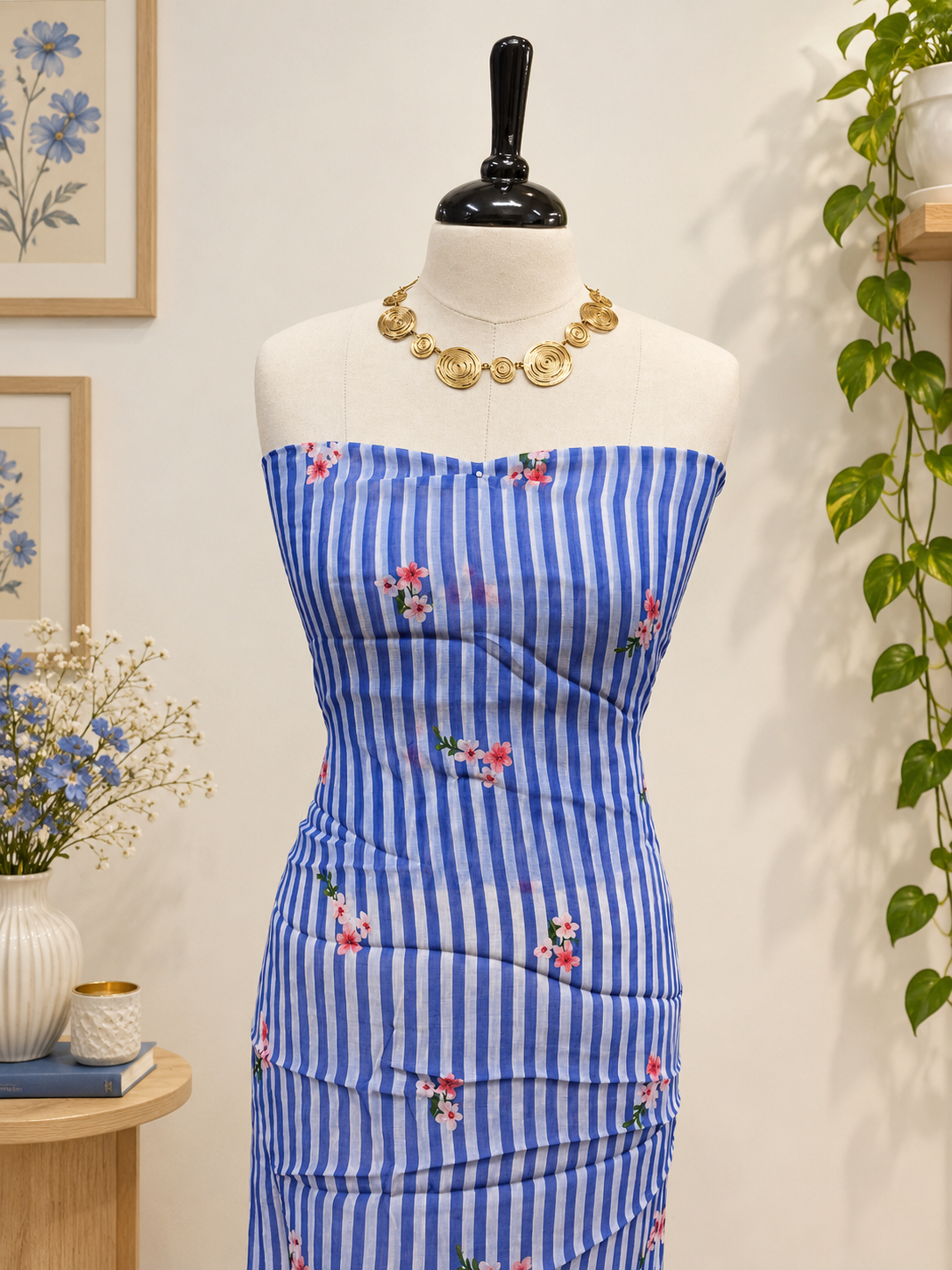 Chanderi running material