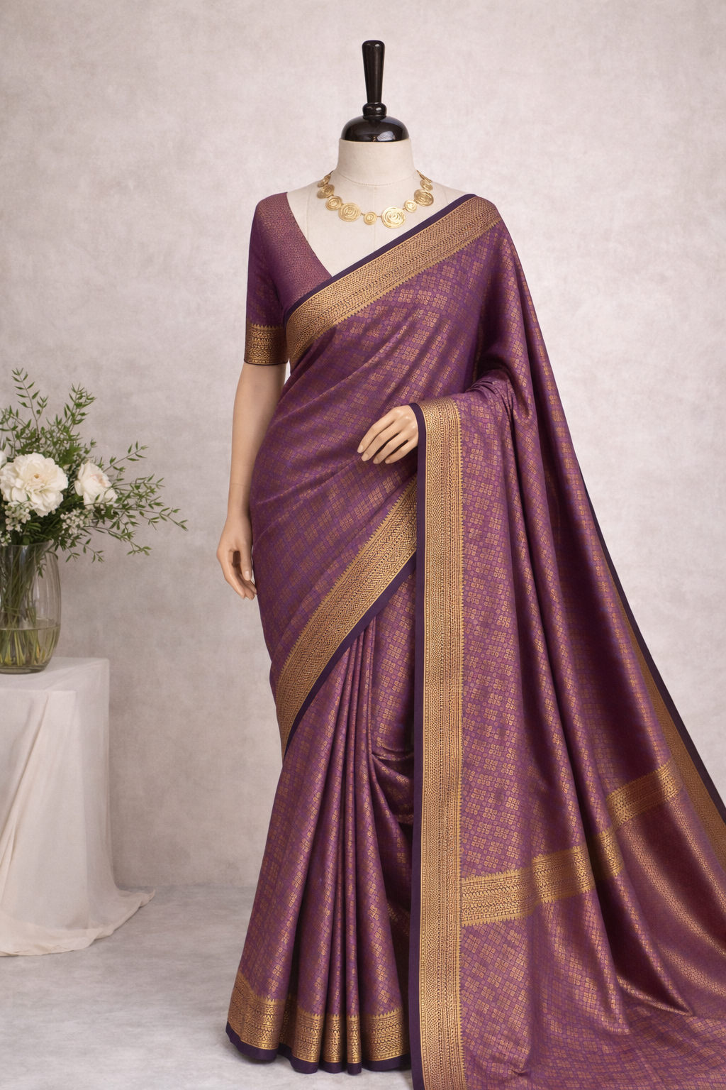 SAREE-SEMI KANJIPURAM