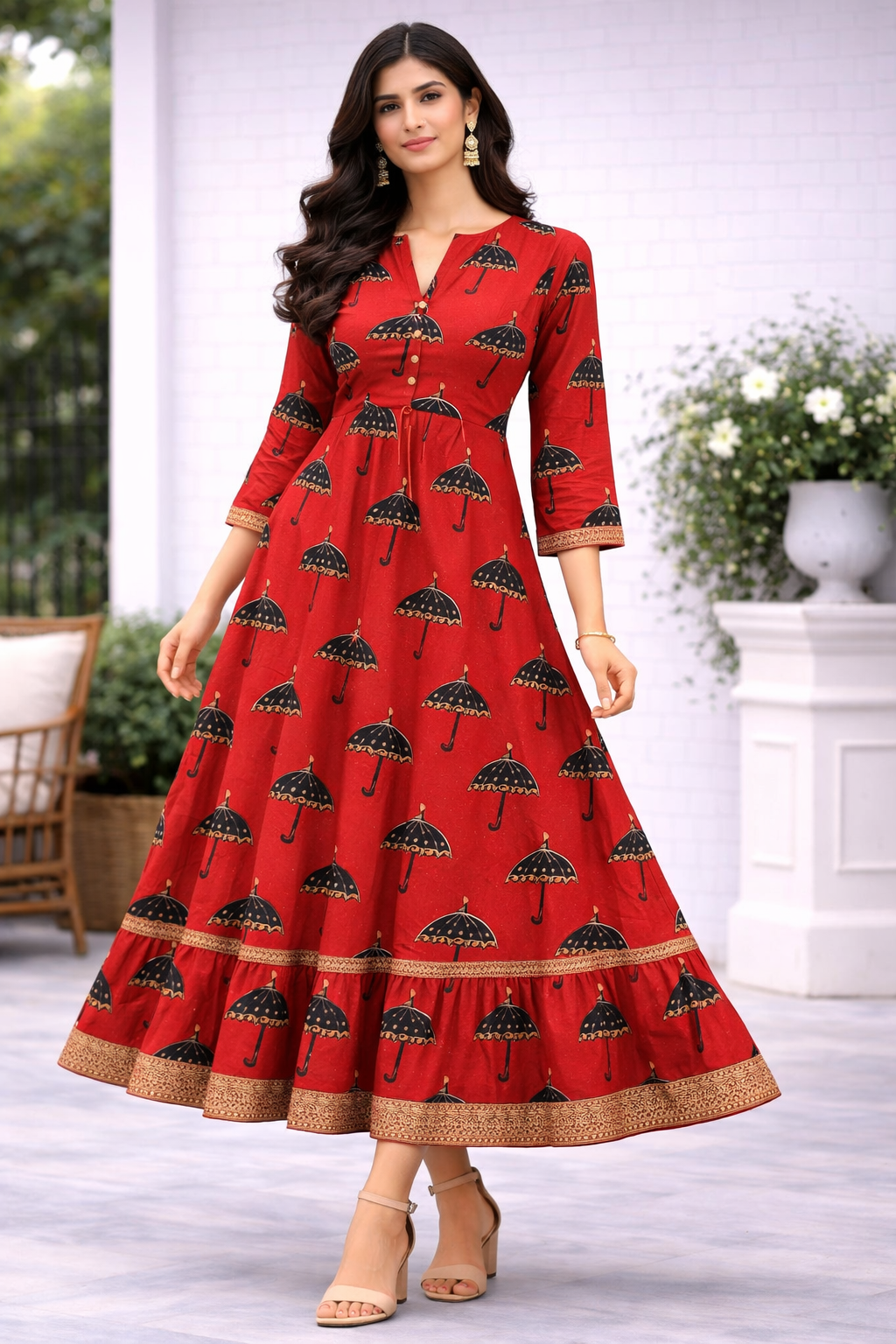 BRICKRED COTTON-MLP56