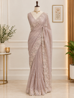 Bridal organza saree