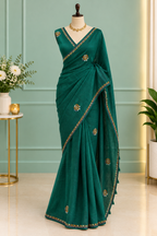 Hand Embroidered Saree