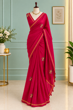Hand Embroidered Saree