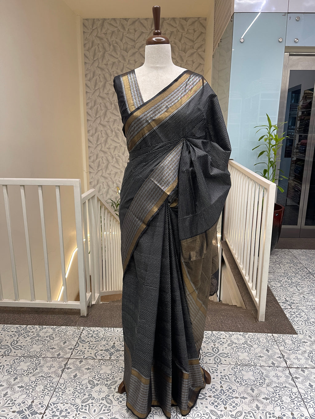 Black Royal Saree