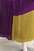 deep purple modal silk dress