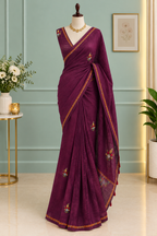 Hand Embroidered Saree