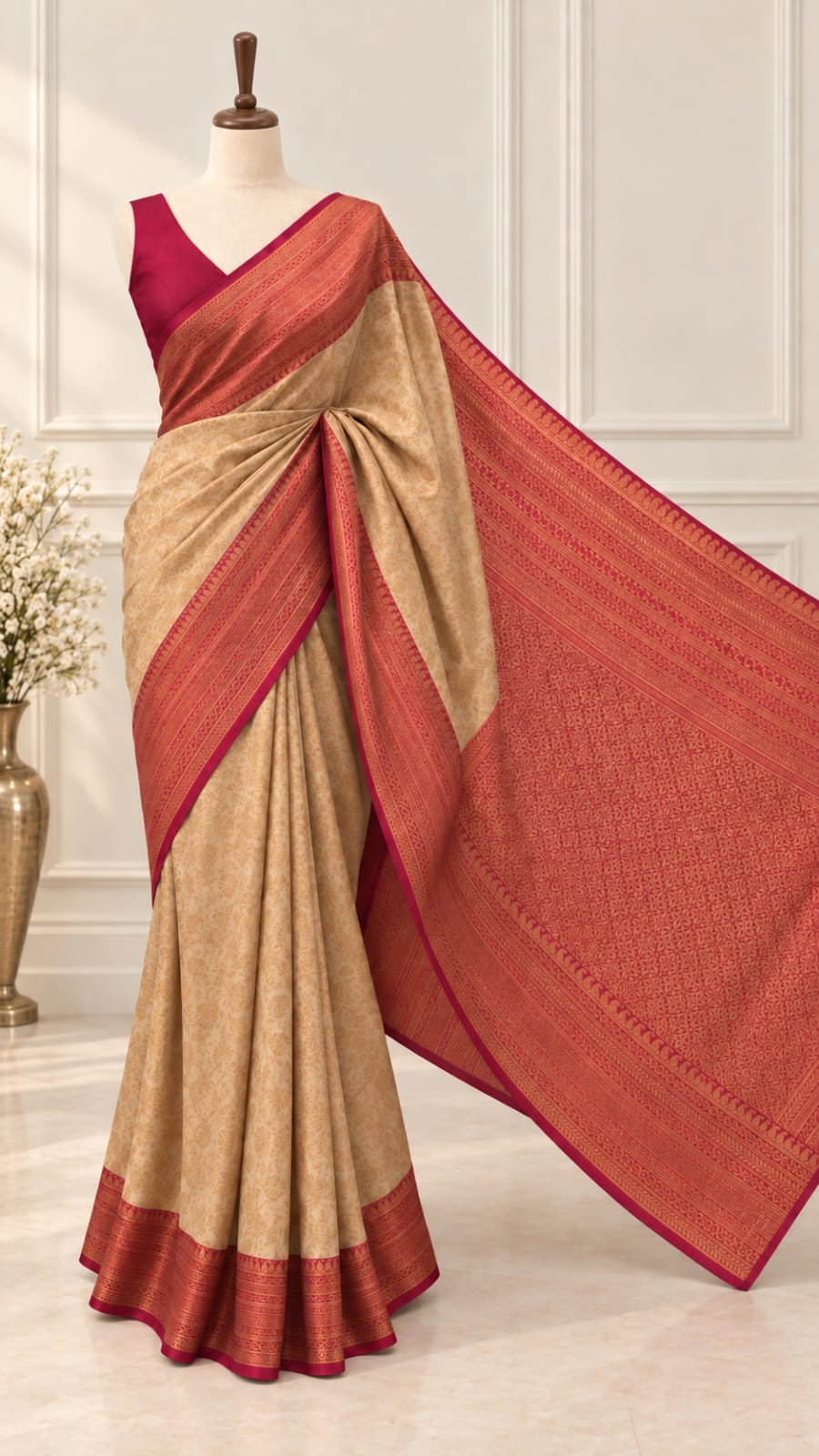 Semi kanjipuram silk saree
