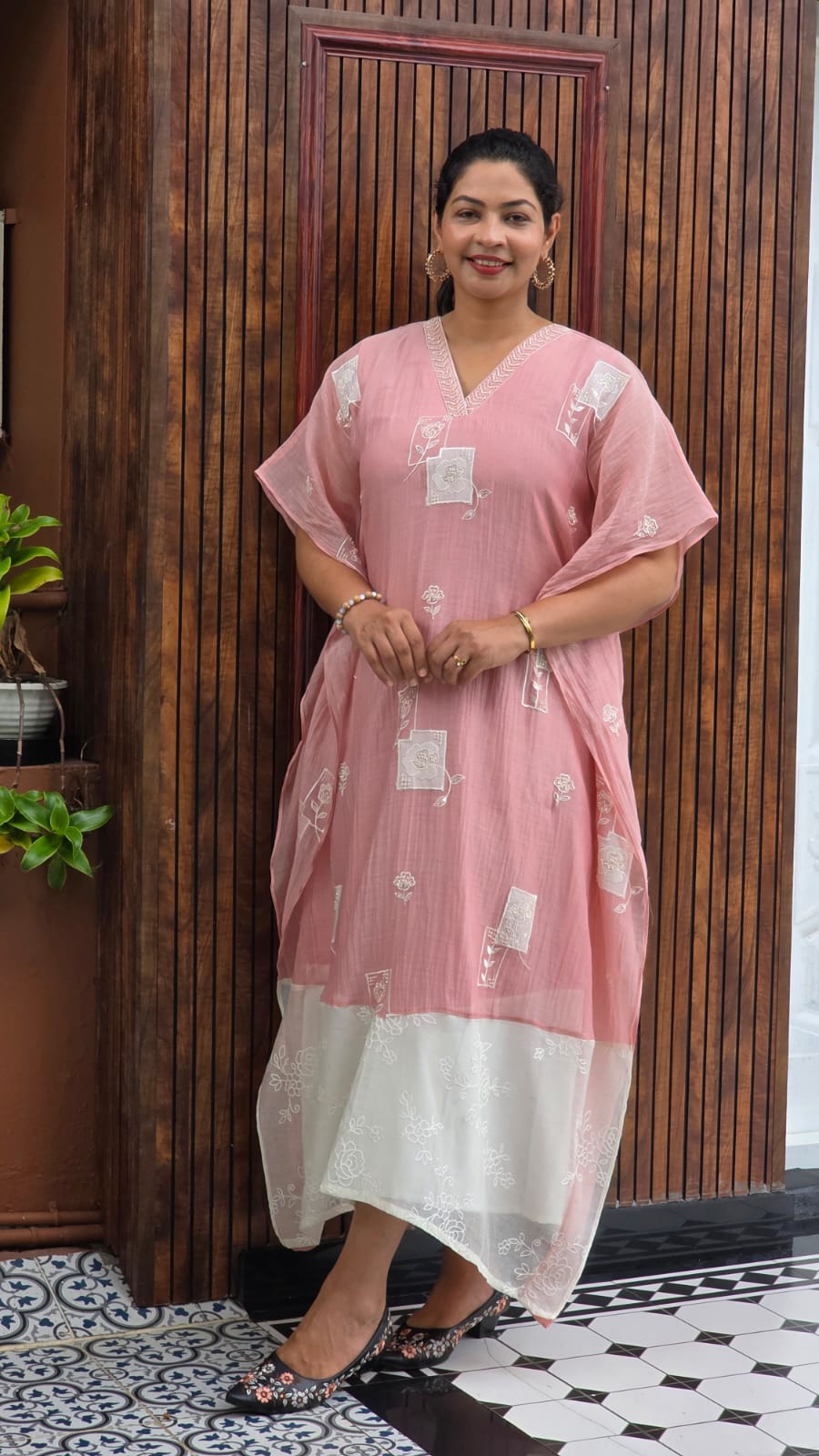 Chanderi Kaftan