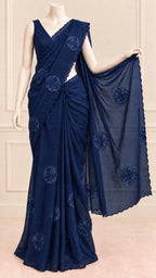 Organza Embroidered Saree