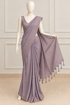 Elegant Saree with Delicate Golden Butti Detailing